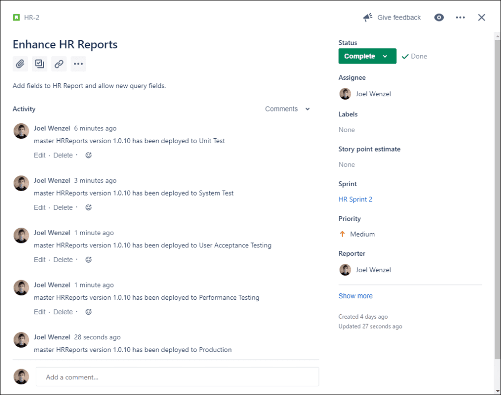 FlexDeploy's Jira integration allows you to easily connect this popular tool to your release pipeline. 