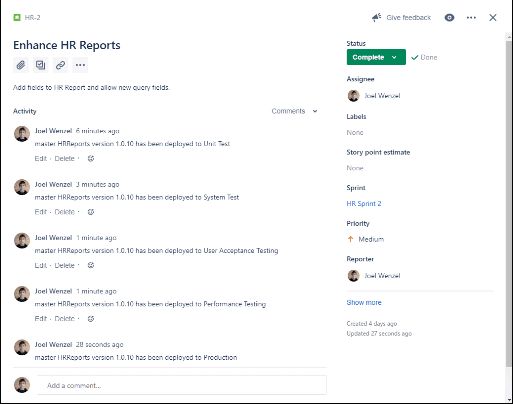 FlexDeploy's Jira integration allows you to easily connect this popular tool to your release pipeline.