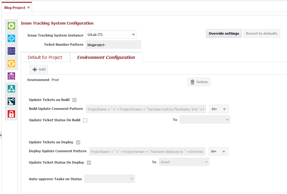 Adding issue tracking to a project