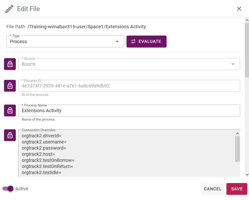 If you click on a particular Process you can see file attributes