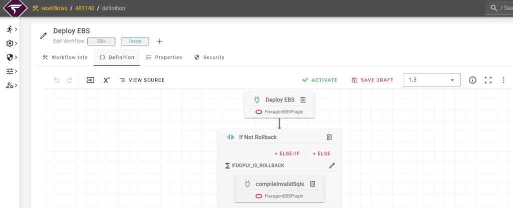 Rollback deploy workflow