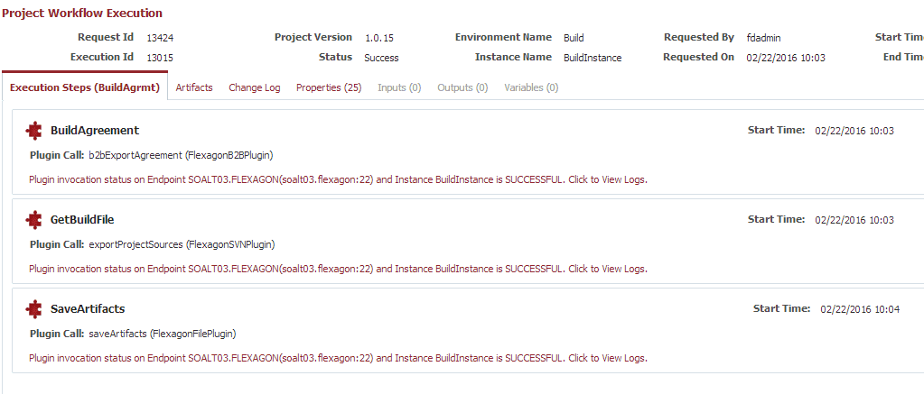B2B Build Workflow Steps