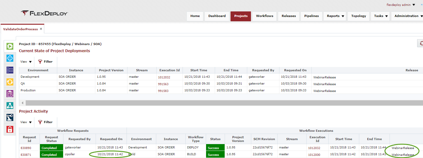 Once configured, FlexDeploy supports Continuous Integration.