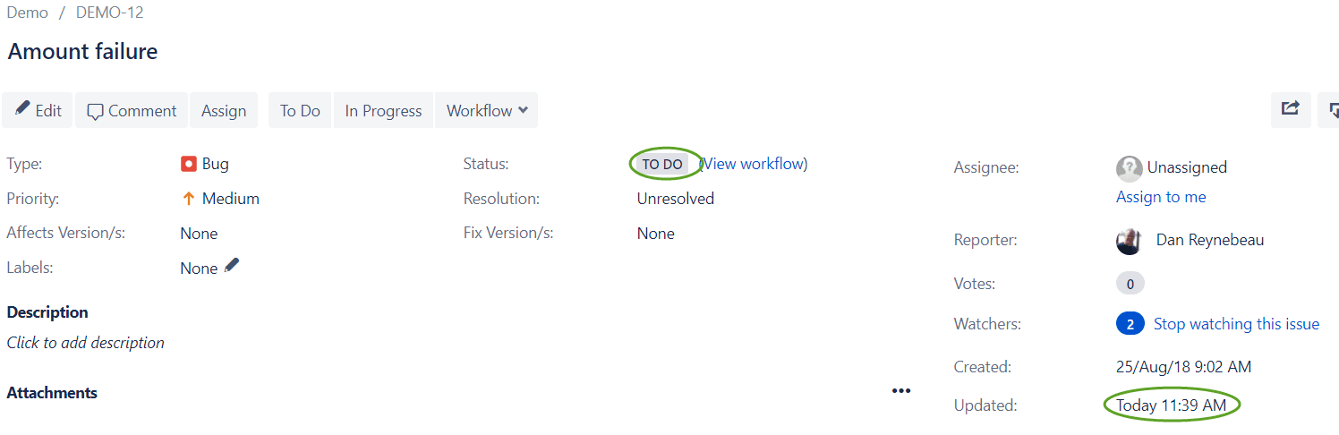 Linking FlexDeploy to a Jira ticket allows automatic updates.