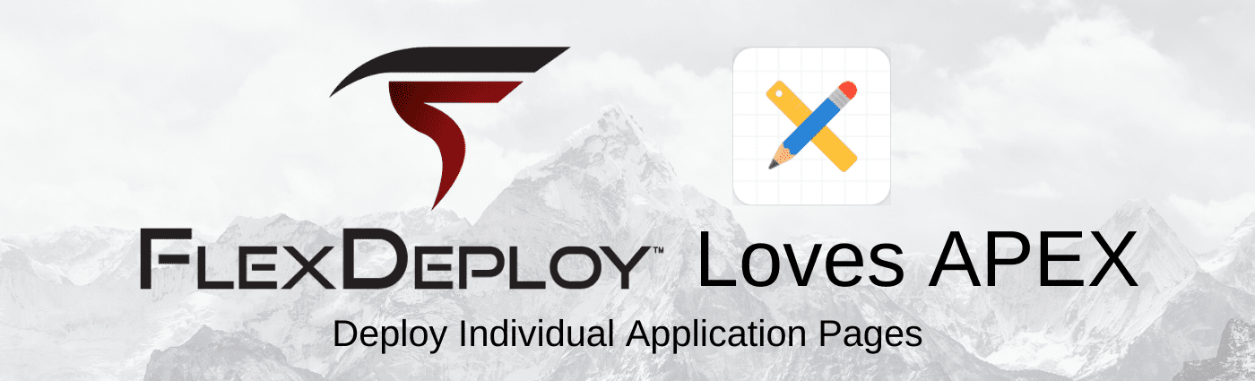 Oracle APEX and FlexDeploy