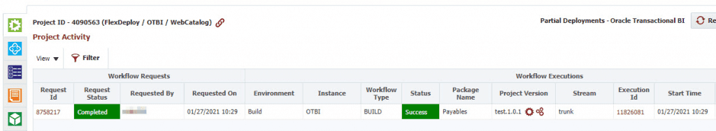 The Completed Build Execution