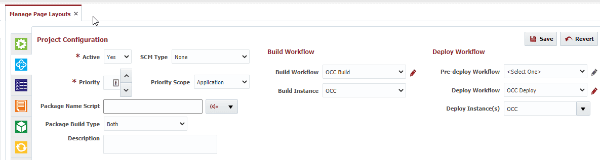 No SCM is needed for Page Layout projects.
