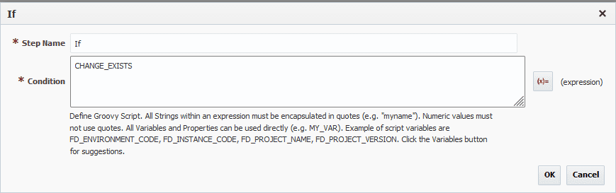 If statement: CHANGE_EXISTS