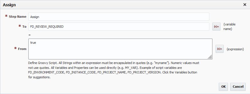 Assign setup: FD_REVIEW_REQUIRED