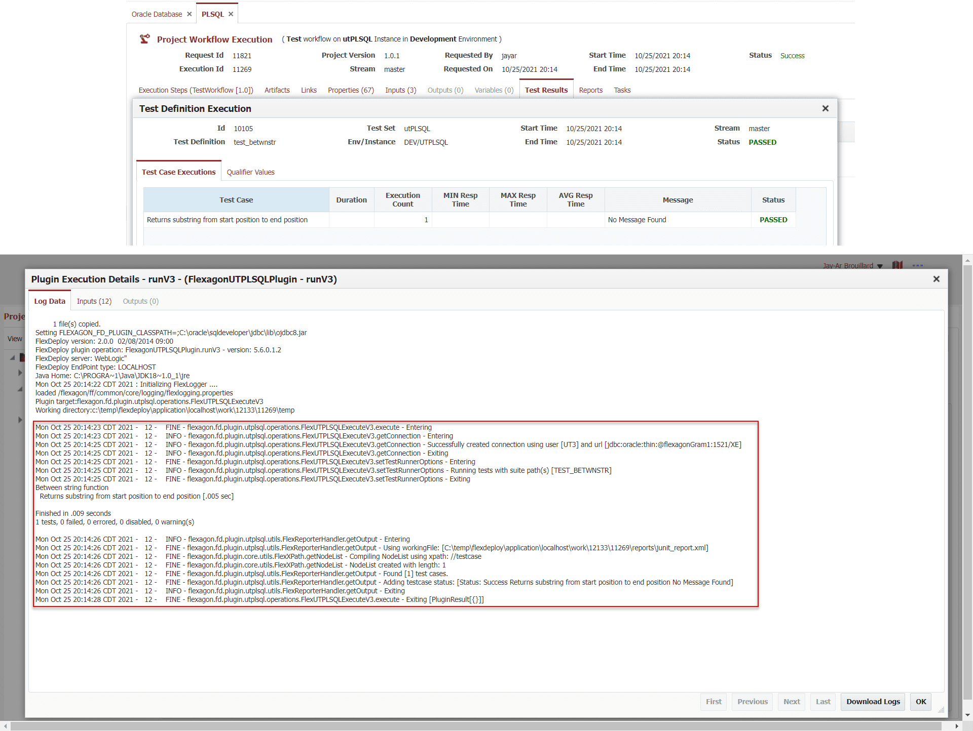 Detailed Logs
