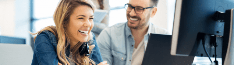 IT team happy with results on computer