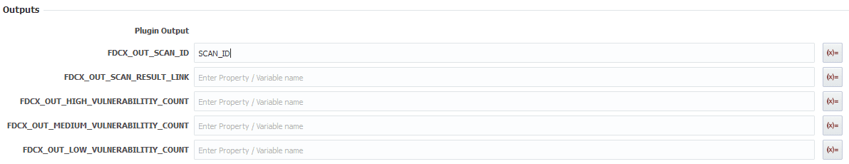 SCAN_ID as the Plugin Output