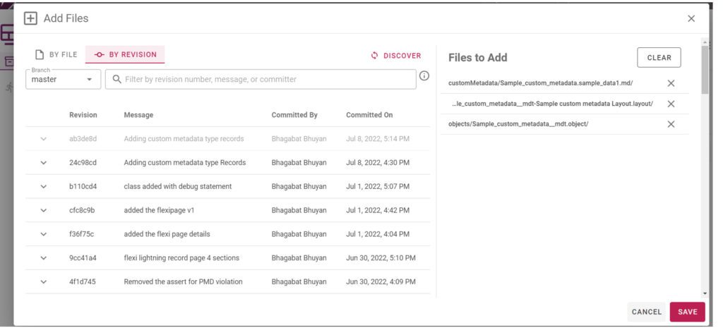 After the package is created, add the components to the package.