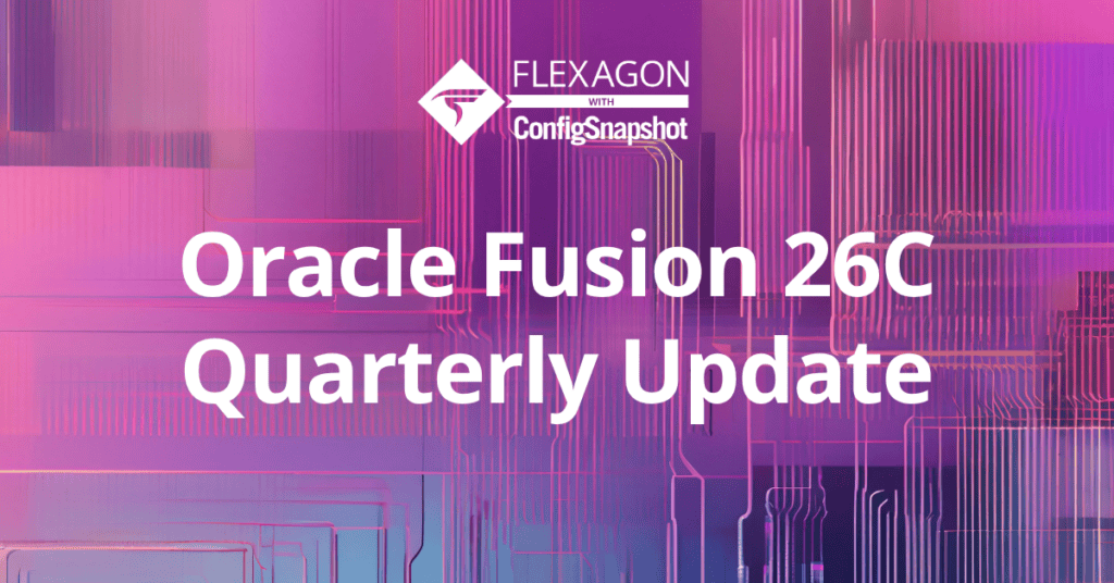 Oracle Fusion 26C quarterly update