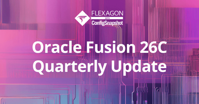 Oracle Fusion 26C quarterly update